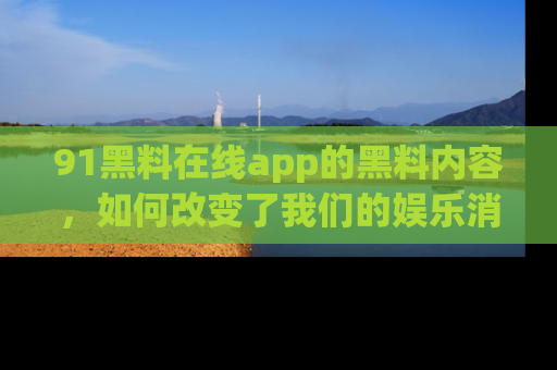 91黑料在线app的黑料内容，如何改变了我们的娱乐消费习惯？