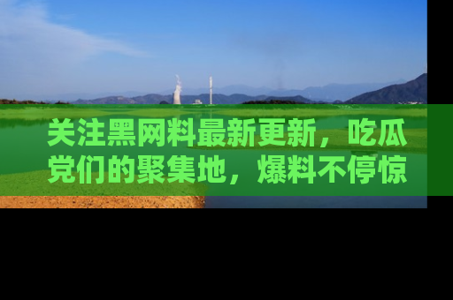 关注黑网料最新更新，吃瓜党们的聚集地，爆料不停惊喜连连！