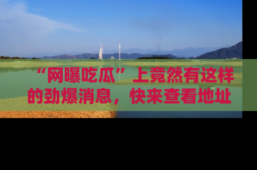 “网曝吃瓜”上竟然有这样的劲爆消息，快来查看地址了解详情！
