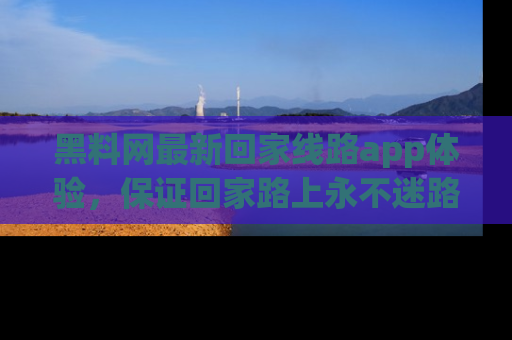 黑料网最新回家线路app体验，保证回家路上永不迷路顺畅