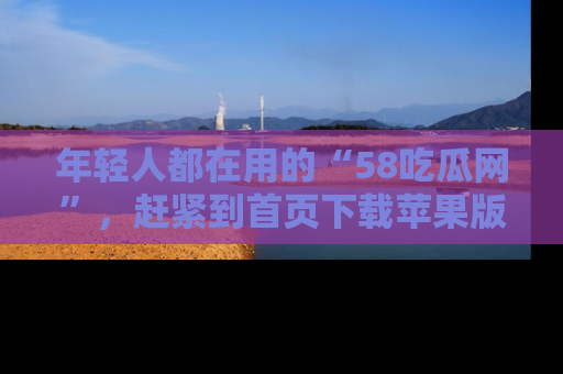 年轻人都在用的“58吃瓜网”，赶紧到首页下载苹果版吧！