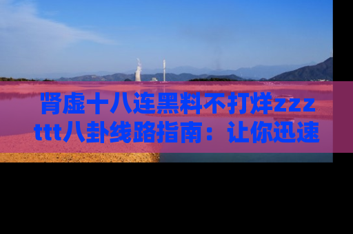 肾虚十八连黑料不打烊zzzttt八卦线路指南：让你迅速掌握热点事件脉络