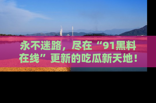 永不迷路,尽在“91黑料在线”更新的吃瓜新天地!