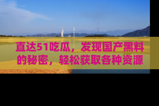 直达51吃瓜,发现国产黑料的秘密,轻松获取各种资源与资讯
