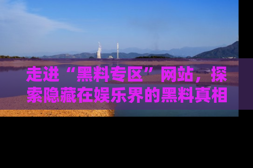 走进“黑料专区”网站,探索隐藏在娱乐界的黑料真相